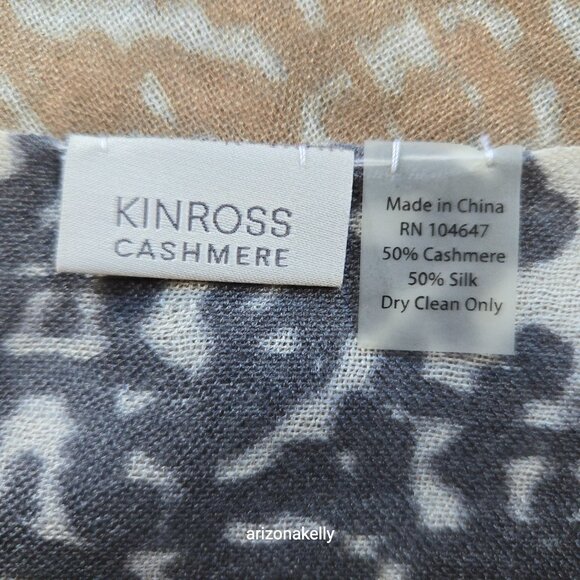 NWOT Kinross Cashmere/Silk Lightweight Scarf - Picture 3 of 7